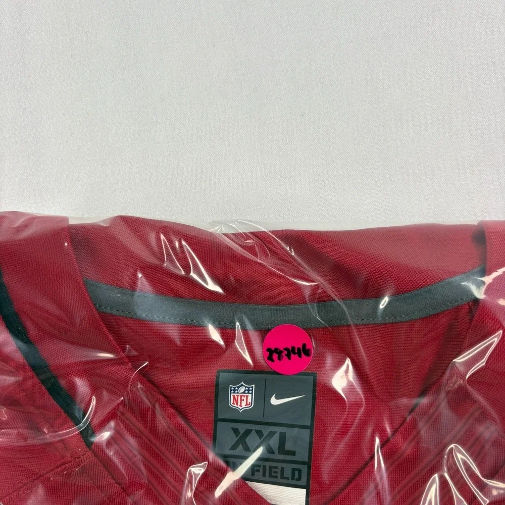 Patrick Peterson Jersey Men 2XL Red Arizona Cardinals Nike On Field Stitched NFL